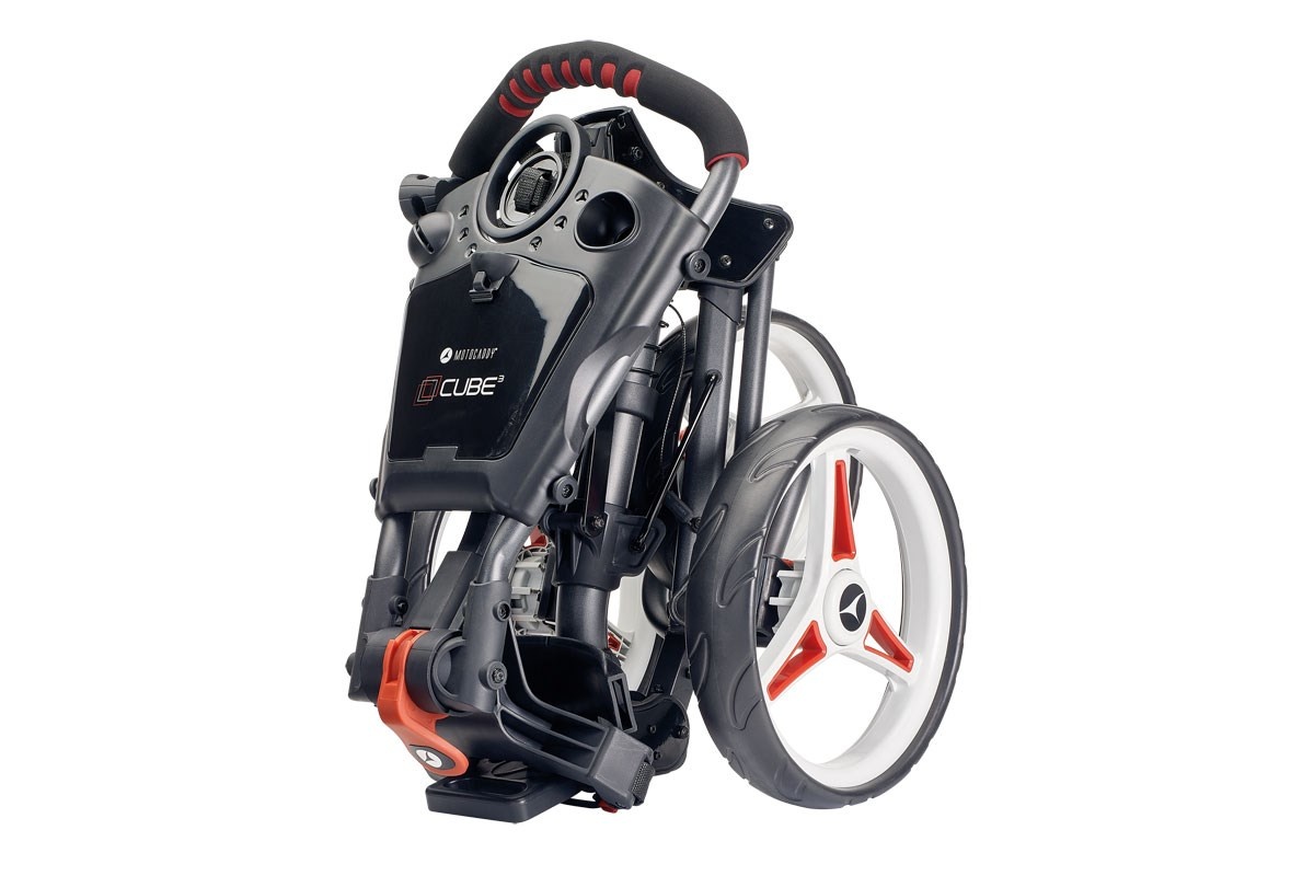 Motocaddy | CUBE | Push Trolley | Graphite / Red
