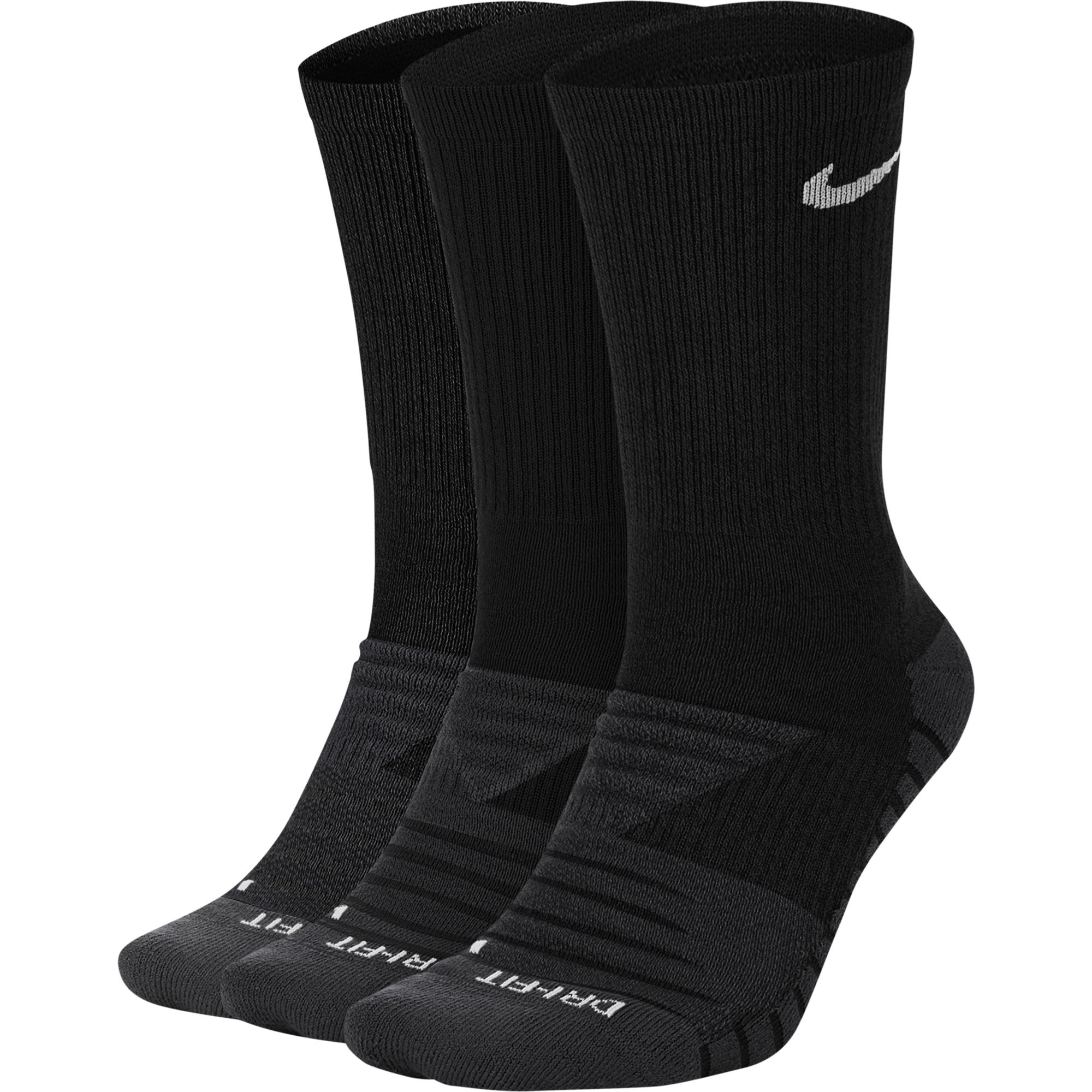 Nike | SX5547-010 | Everyday Max Cushioned Socks | Black / Anthracite / White