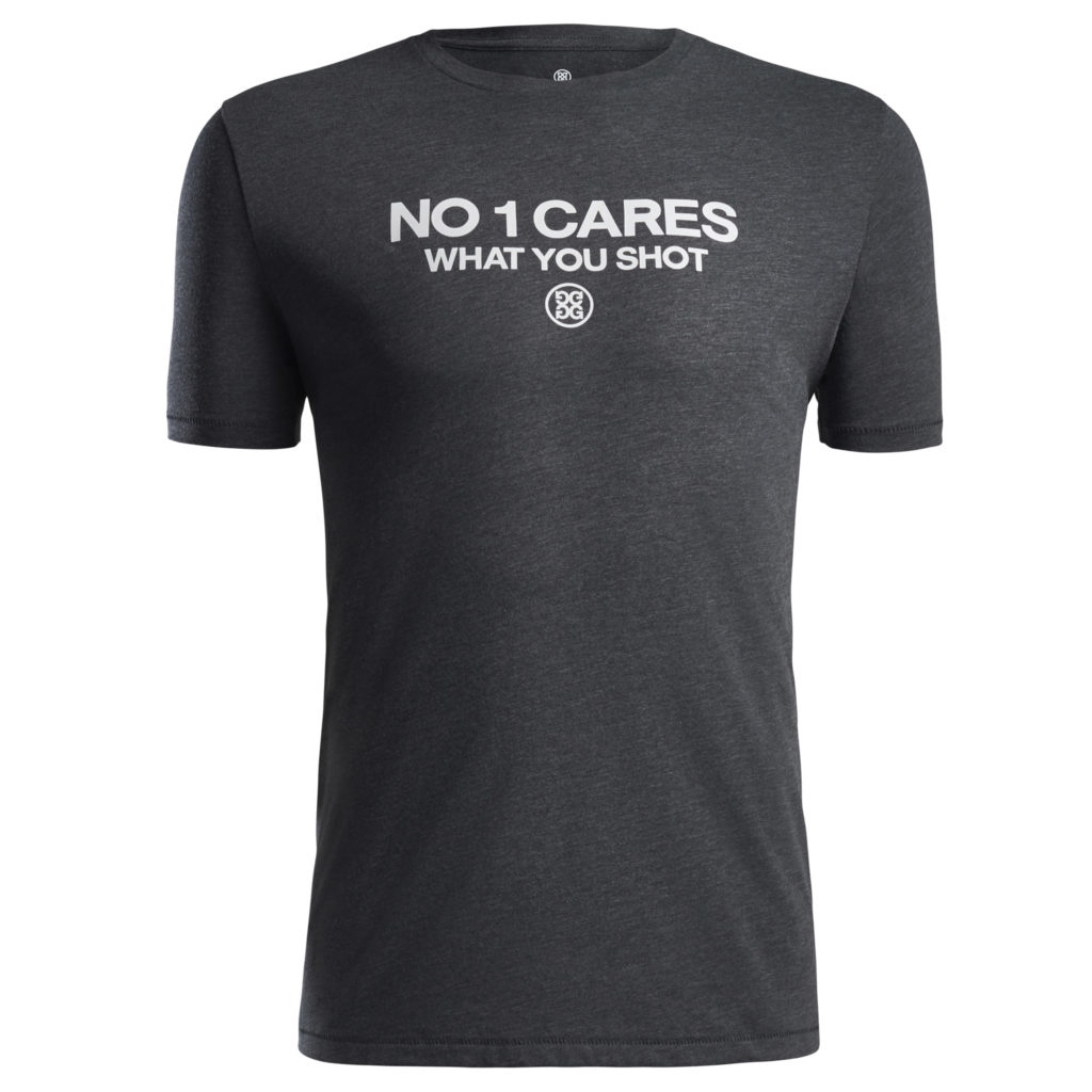 G/Fore | G4MS21K65 | No1 Cares What you Shot T-Shirt