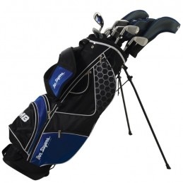 Golfset Ben Sayers M8 Graphite/Steel StandBag Mens Rechtshandig | Black / Blue 6404