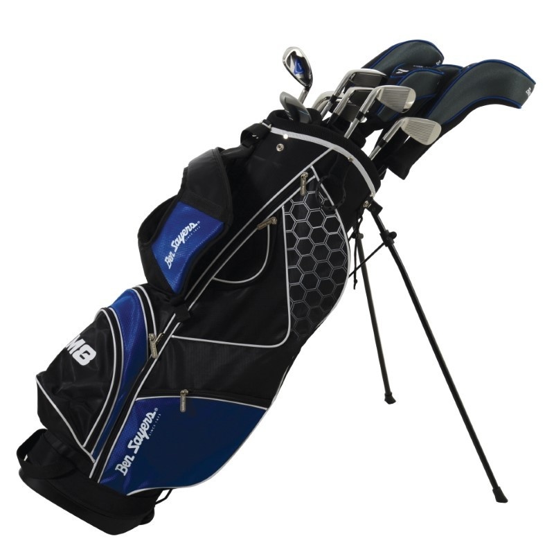 Golfset Ben Sayers M8 Graphite StandBag Mens Rechtshandig | Black / Blue 6409