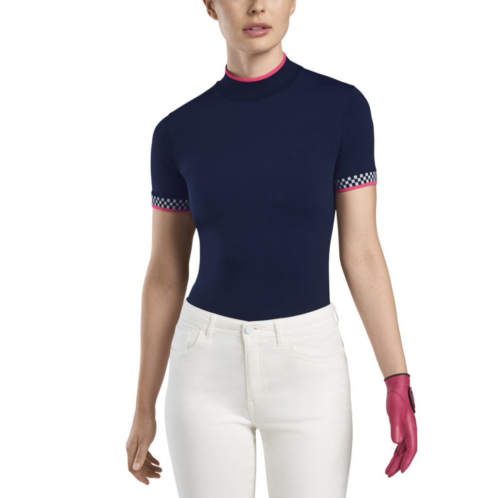 G/Fore | G4LS22K94 | Ladies | Feather Weight Mock Neck | Twilight