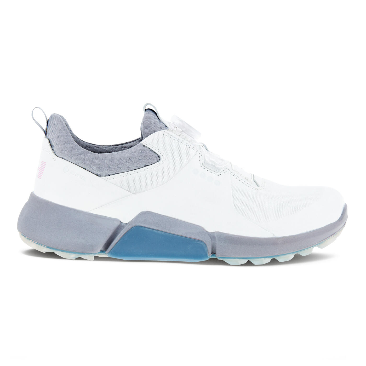 Ecco | 108213-59021 | W Golf Biom H4 BOA Laced Shoe | White / Silver Grey