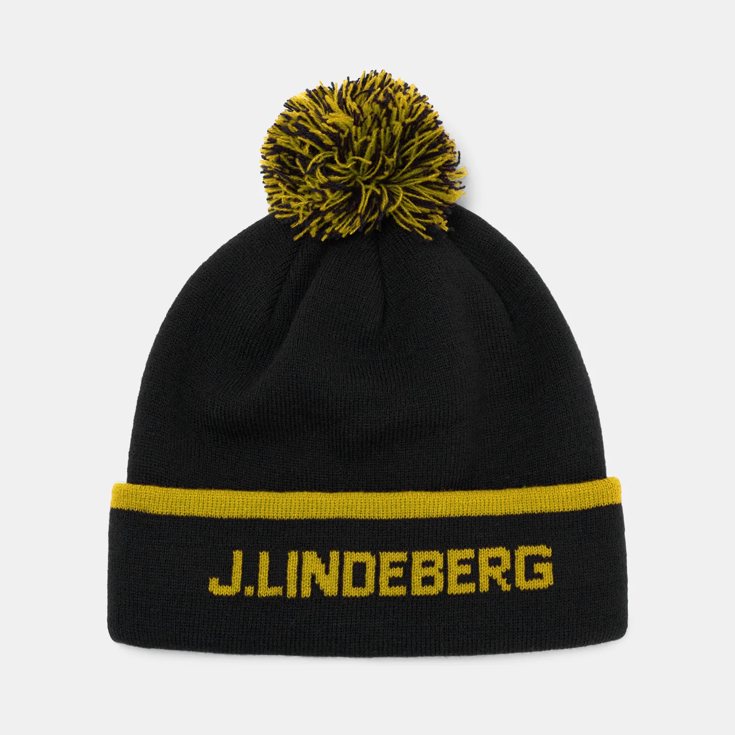 JL Lindeberg | AMAC06991 | Stripe Beanie | Black