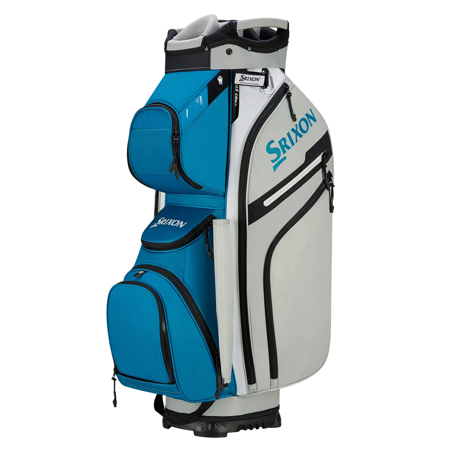Srixon | SRX Premium Cartbag | Aqua Blue / White / Grey | S12122444