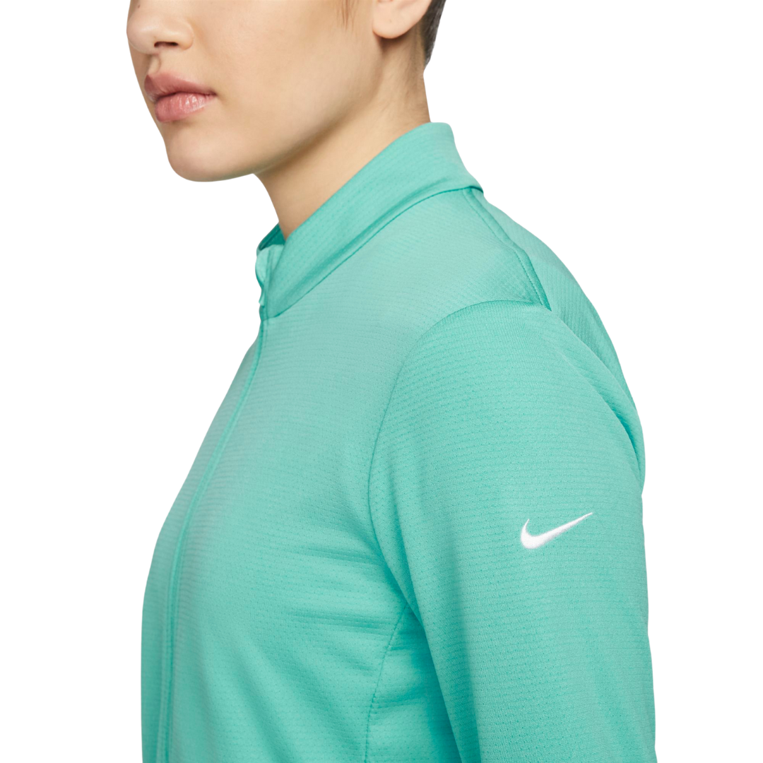 Nike | CU9664-392 | Women | Dri-FIT UV |  Full Zip Victory Top | Teal